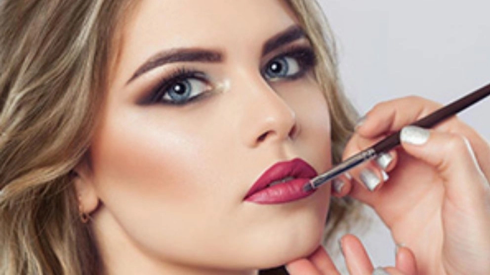 A variety of facial makeup styles
