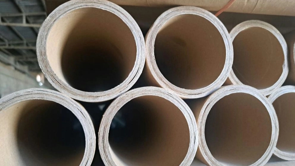 Cardboard tube or paper tube production process