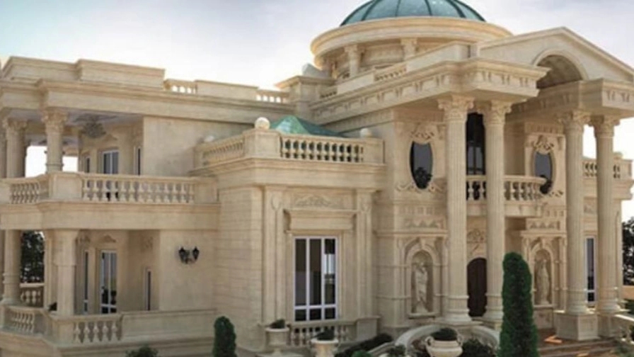 Roman facade of Zainal Nejad in Fars