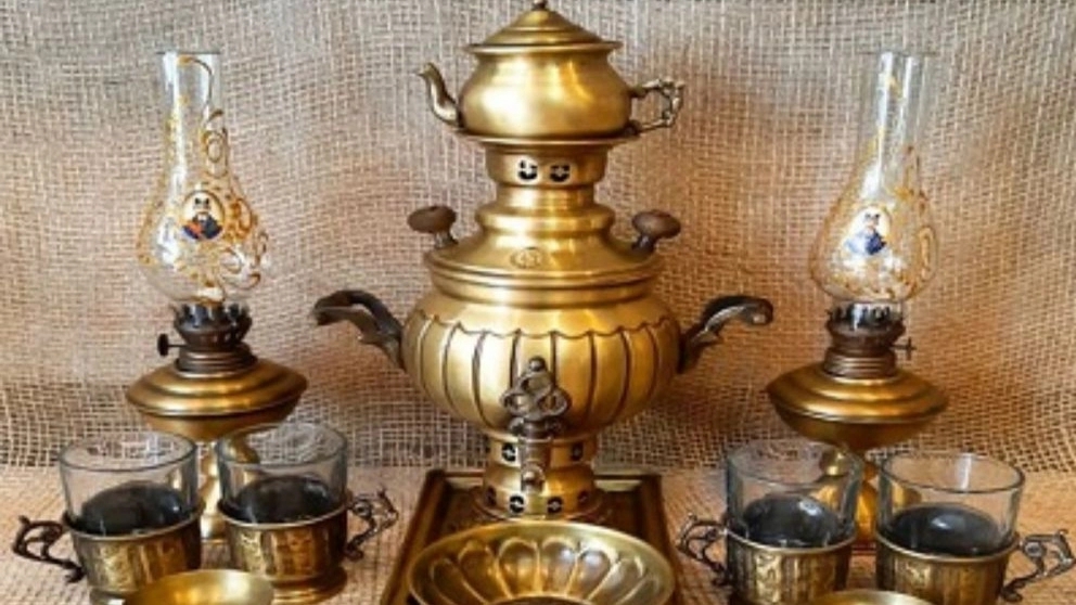 The most common type of charcoal samovars