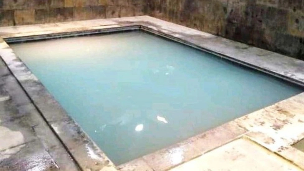 The mineral hot spring of the former Madrashah Museum in Ramsar