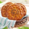 Selling traditional cookies at Hiva cookie maker in Foman, Gilan