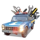 Amdad Car and Black Benz Soltani repair shop on Haraz road