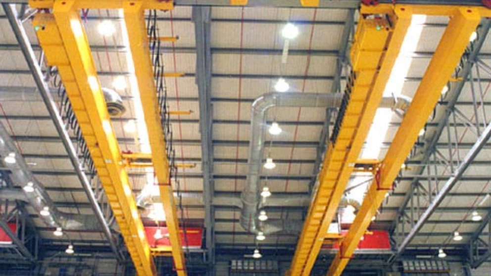 What is a ceiling crane?