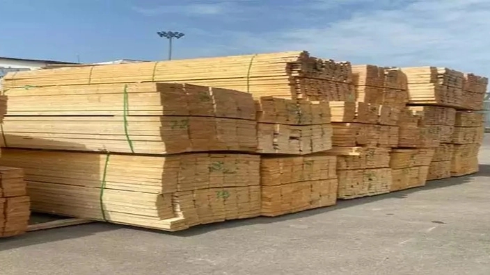 Russian wood trading in Anzali
