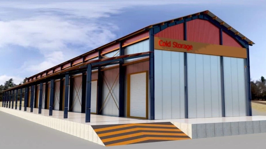 Cold room sandwich panel and shed installation