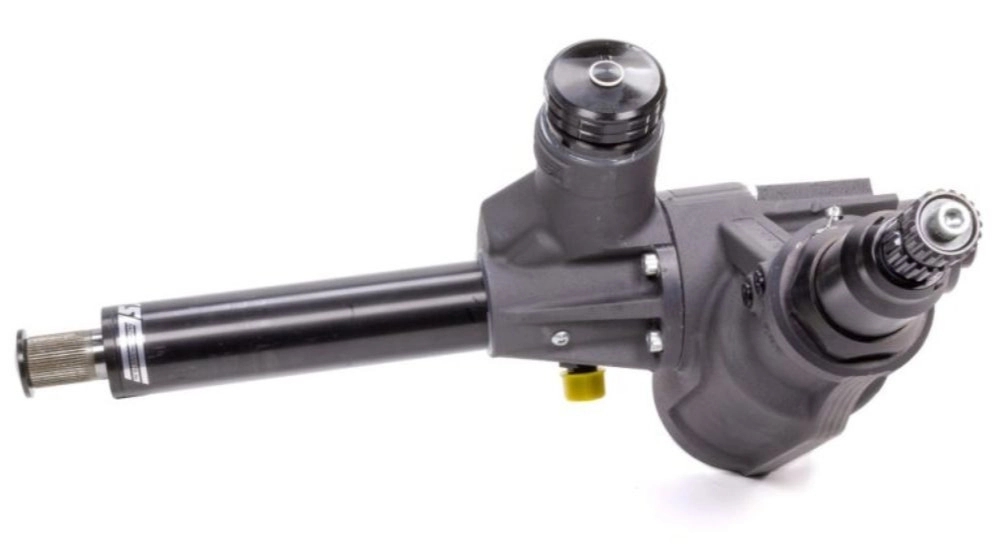 What is the steering box and what is its role in the car?
