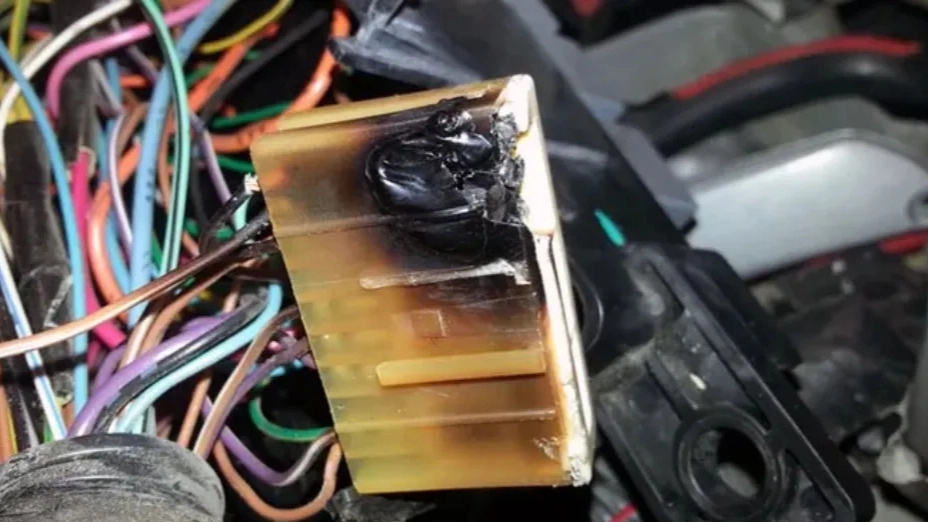 The most important cause of burning car wiring