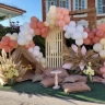 Radmard's birthday balloon arrangement and design in Brazjan Bushehr