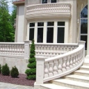 Production of round and square stone fences of Taranj stone in Chalus Nowshahr