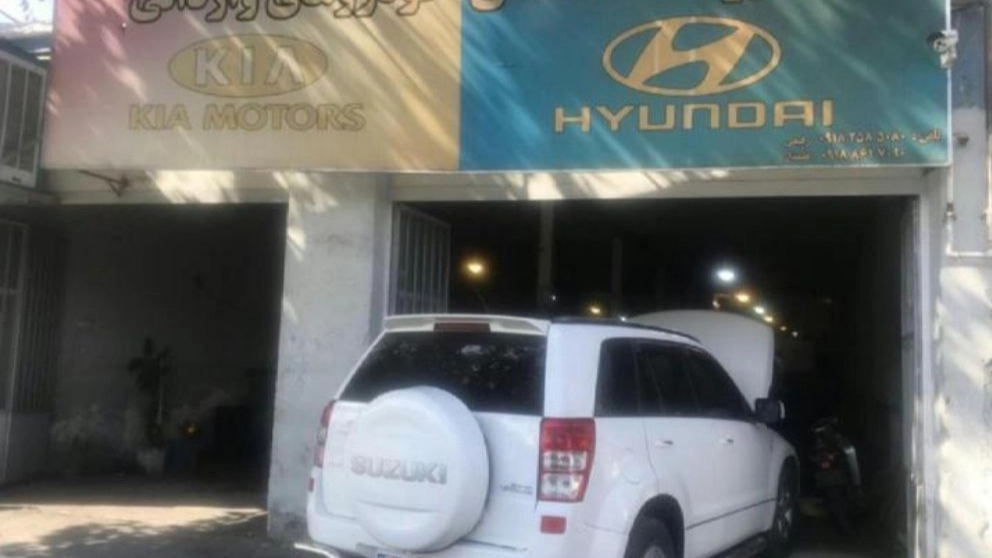 Hyundai and Kia Rafiei repair shop in Arak