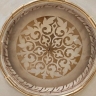 Implementation of microcement gold leaf patina and Abbasid decorative coating in Shiraz