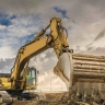 Demolition and excavation of the foundation of Taghi Lu building in Tehran