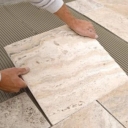 Implementation of ceramic tiles and Arslan stone in Saqez, Kurdistan