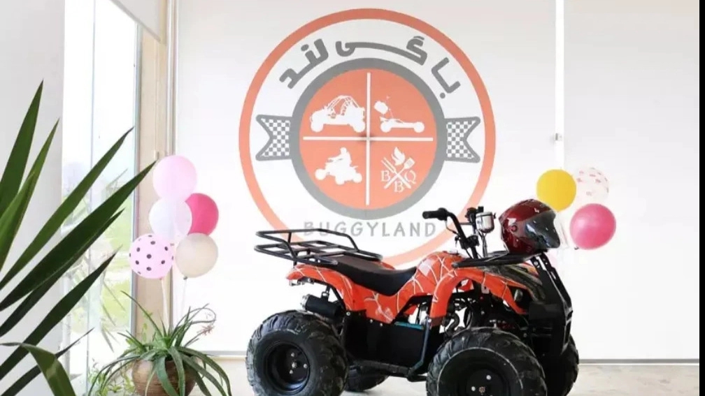 Buggy Land Pit four wheel motor recreation complex in Gorgan