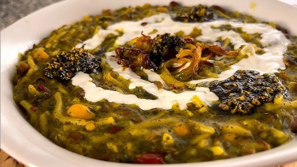 Ashkedeh and traditional mountain food in Mashhad