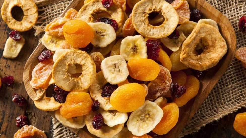 Properties of dried fruit