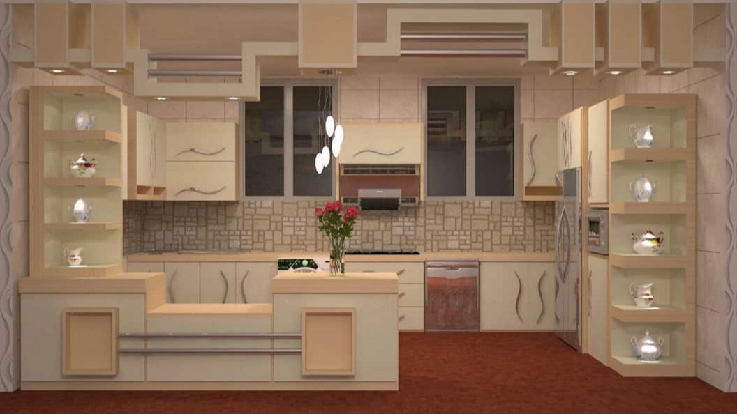 Cube cabin, design and construction of cabinet vanity in Babylon