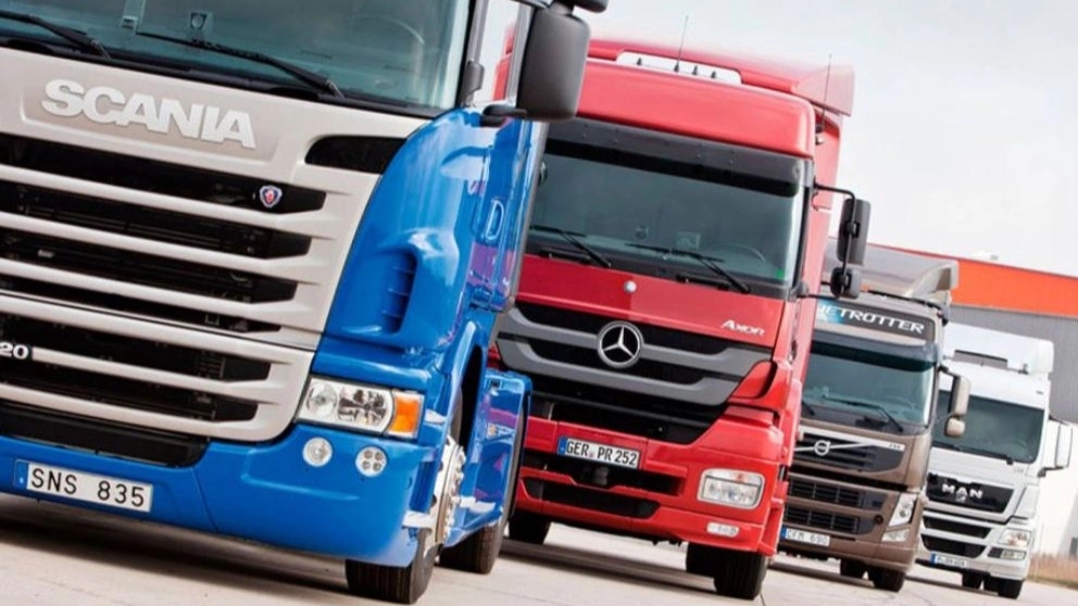 Mellat truck exhibition in Tehran