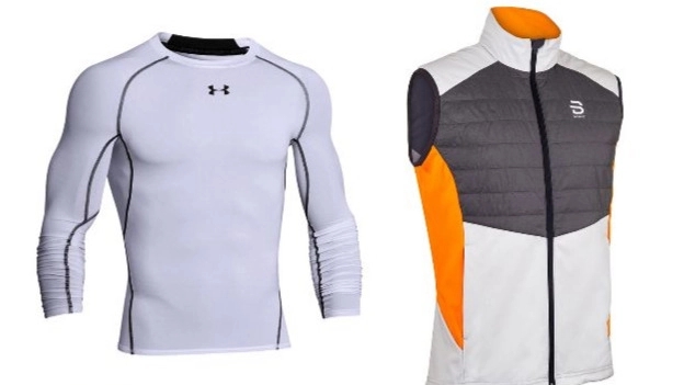 All kinds of sports clothes