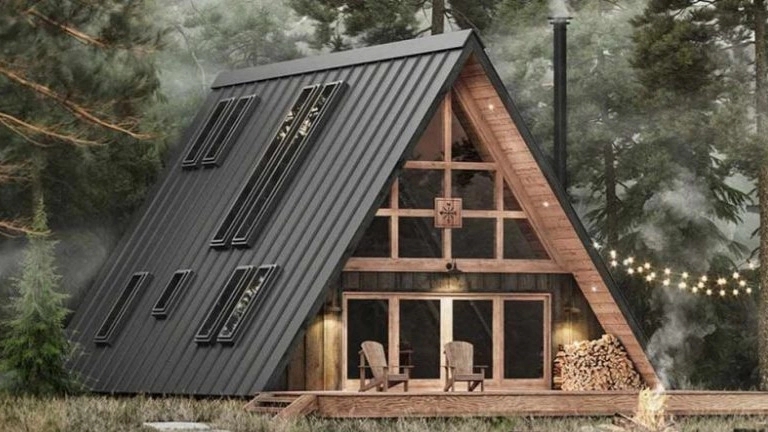 Types of wooden huts