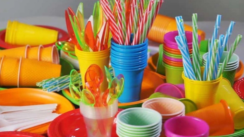 Raw materials for disposable plastic containers