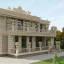 Design and implementation of the facade of the Raisi building, the facade of the building in Yazd