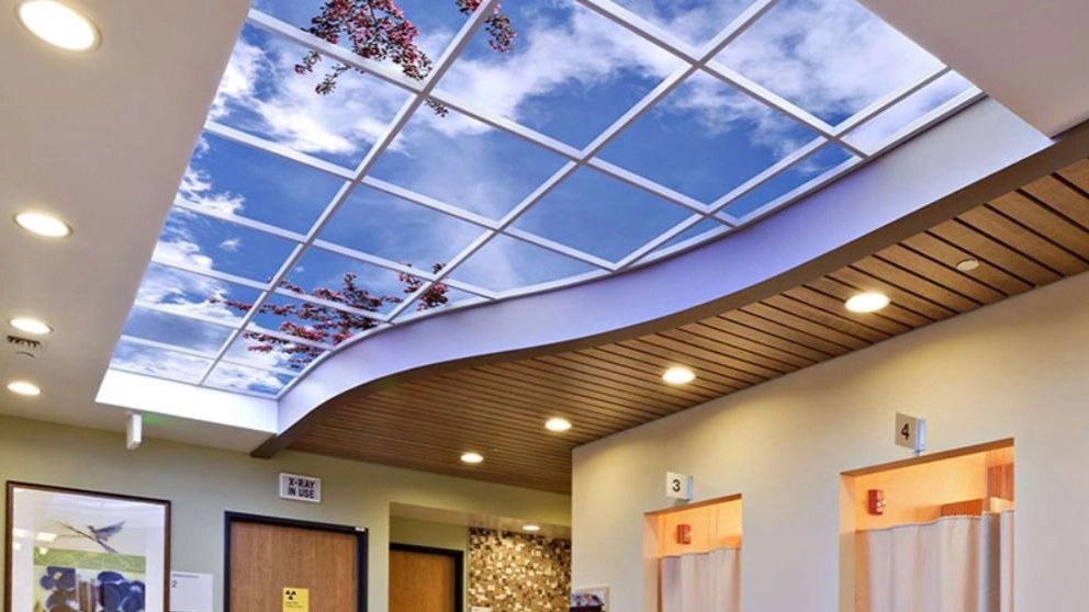 Virtual sky and CNC ceiling