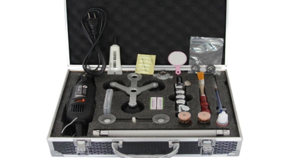 Car glass repair bag