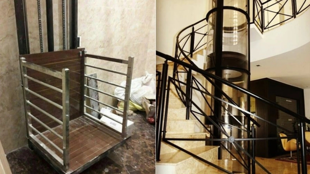 Asmon Burj Novin, design and installation of an escalator lift in Tehran