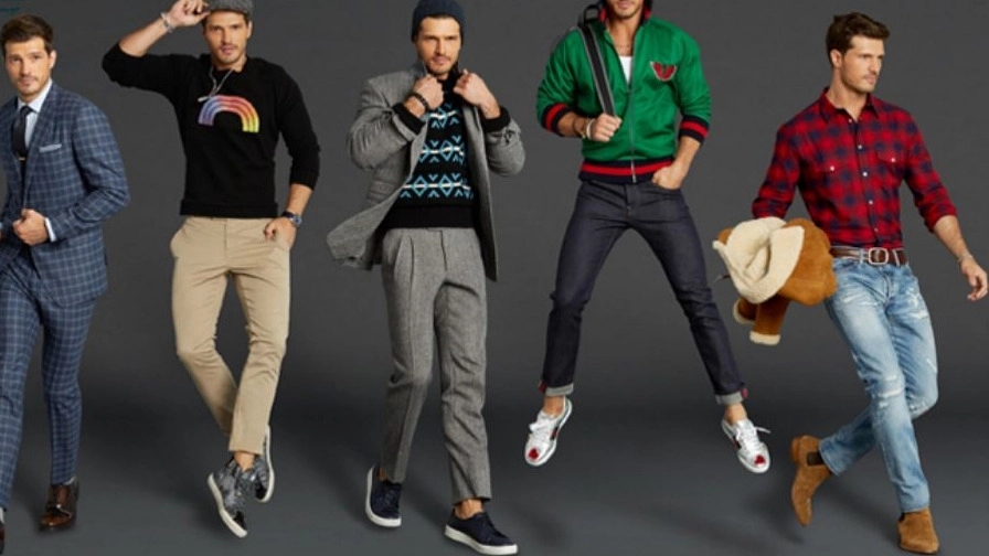 All kinds of attractive men's clothing styles