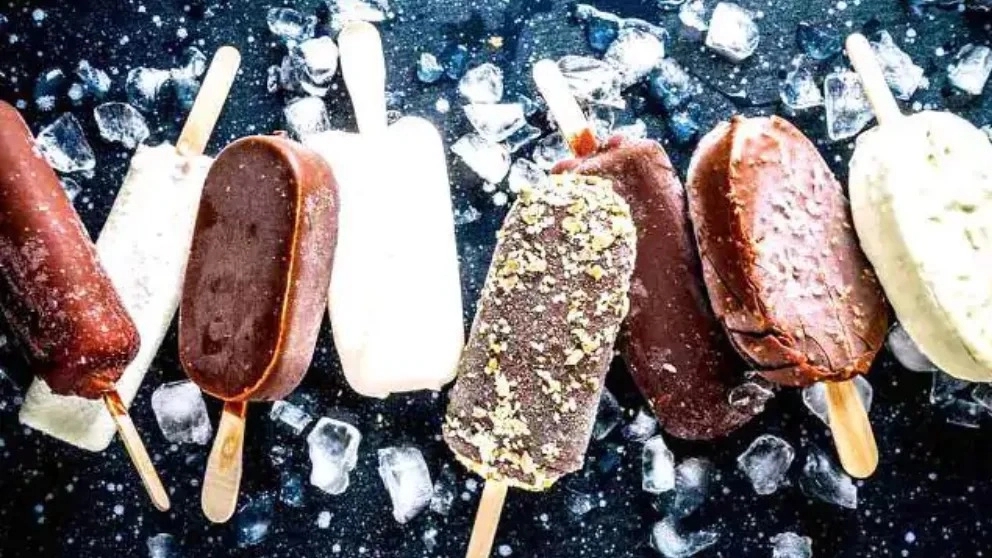 Popular types of ice cream