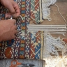 Shani Manesh, carpet repair in Shiraz