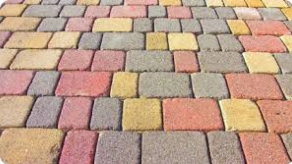 Applications of colored concrete: