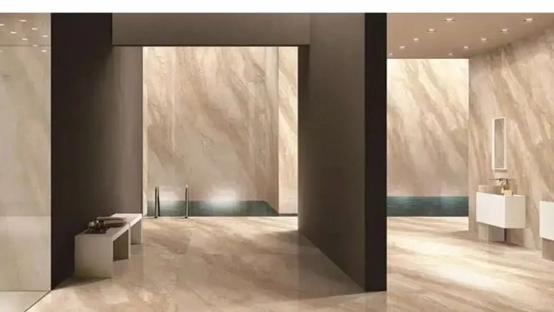 Aras Sazan stonework group, interior design and Roman facade of the building in Zanjan