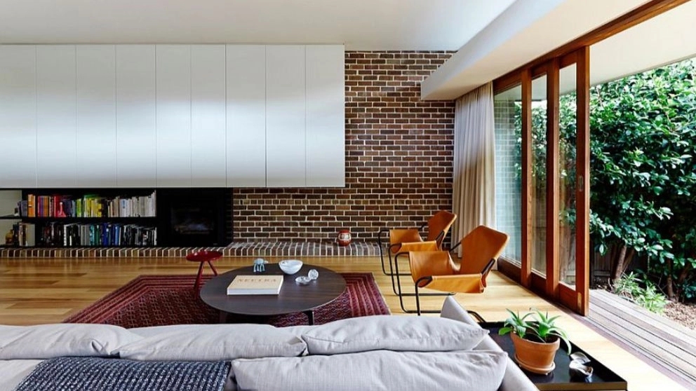 Why is refractory brick used in interior decoration architecture?