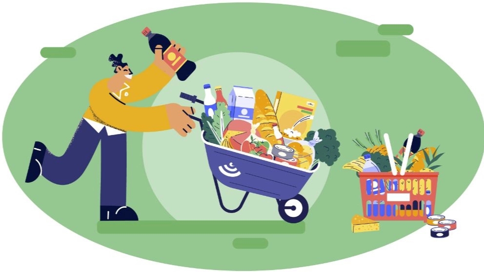 What is food distribution and how is it done?