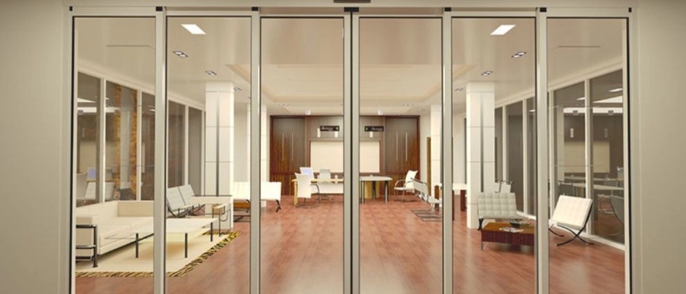 Production and installation of electric glass doors in Arak with warranty