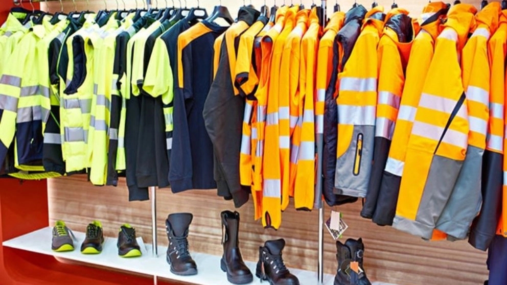 Safety store exploring, manufacturing and selling all kinds of work clothes, safety and firefighting equipment in Ahvaz