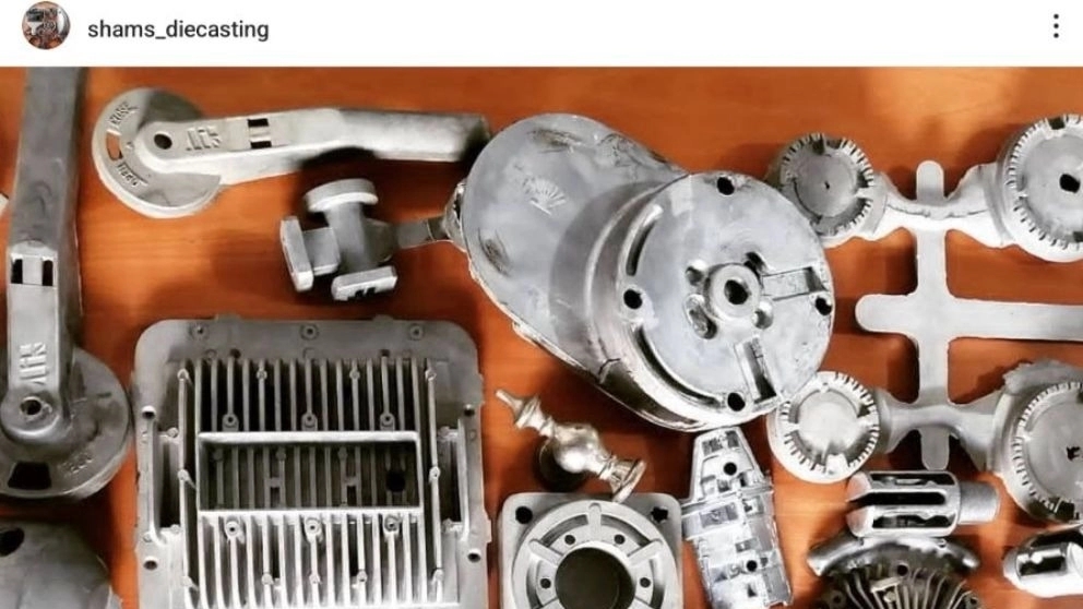 Manufacturing of aluminum parts in diecast and diecast Shams