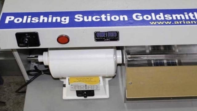 Otech machine and Poladzadeh gold polishing machine in Tehran