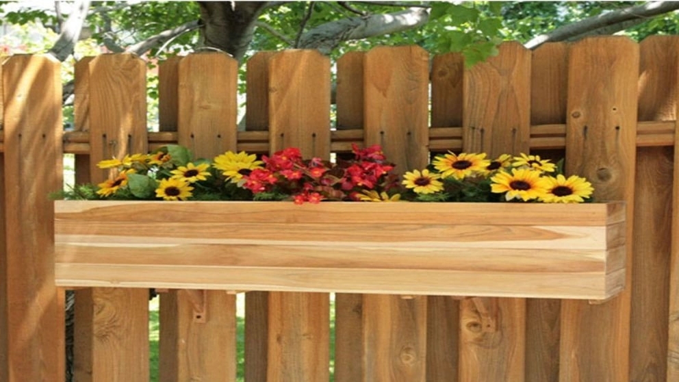 Traditional wooden fence