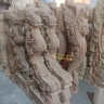 The implementation of wooden fence with a lathe base and Nasri Chinese knot in Qazvin