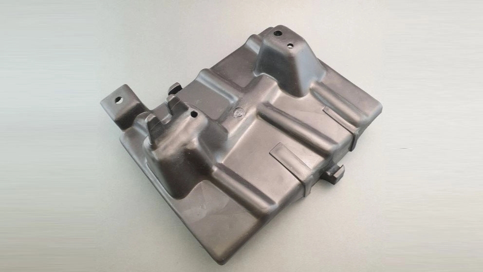Metal battery tray