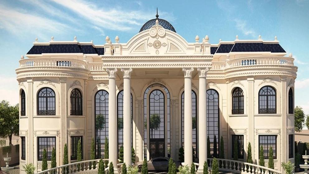 The advantages of the classic facade for the villa