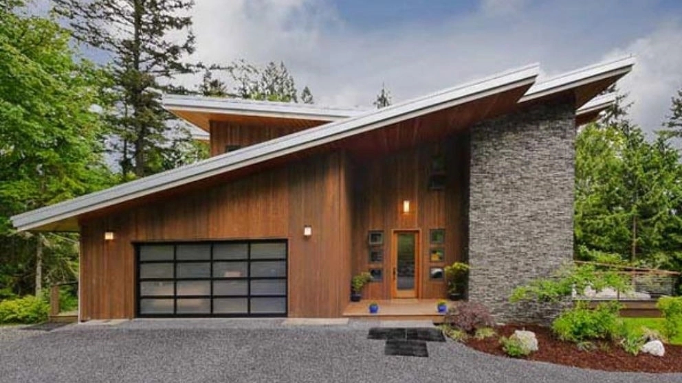 Sloping roof