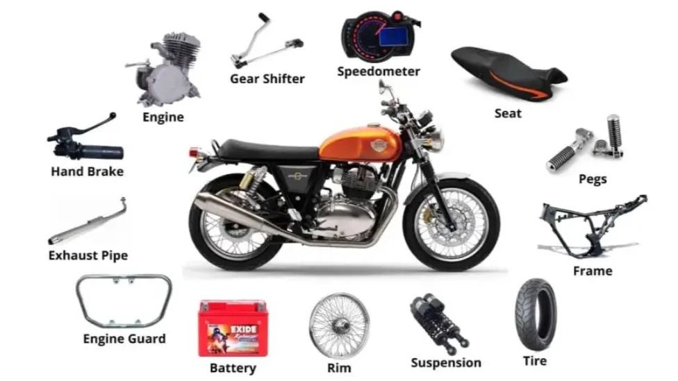 Bagheri motorcycle spare parts store in Fars
