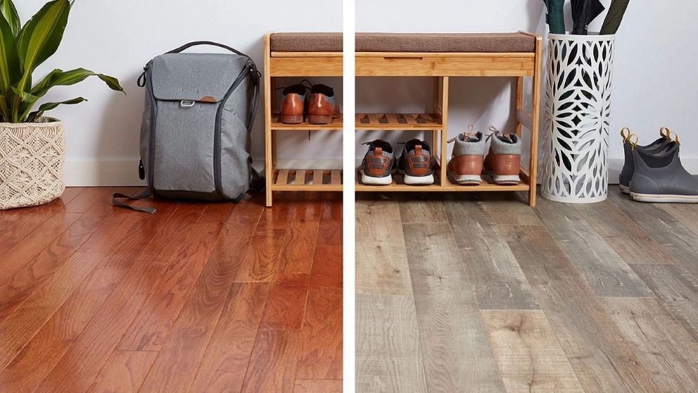 What is the difference between laminate parquet?