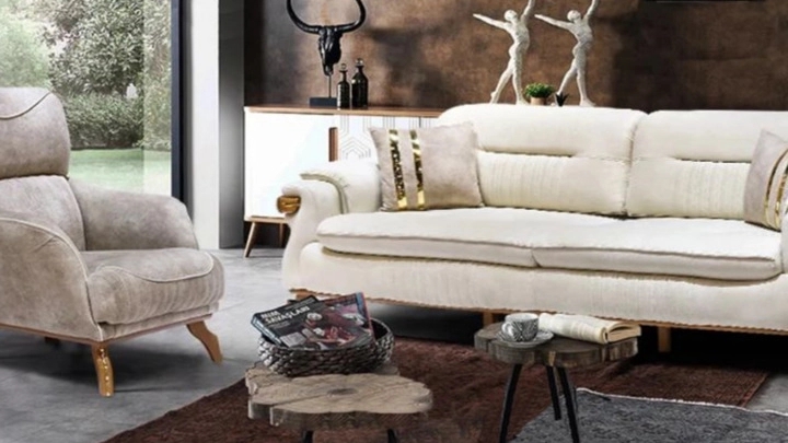Golden sofa, furniture production and wood service in Tehran