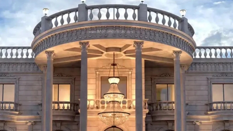 Design and implementation of Ghasemi's Roman facade in Mashhad